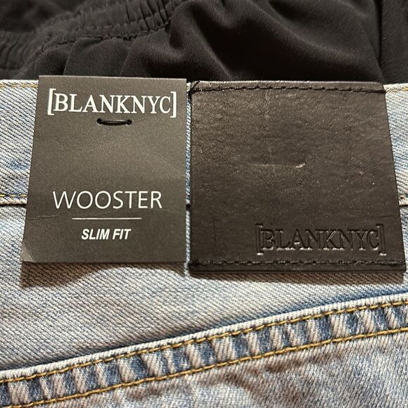 NWT Blank NYC Wooster Distressed Men’s Shorts Size 30 Slim Fit - Picture 4 of 8